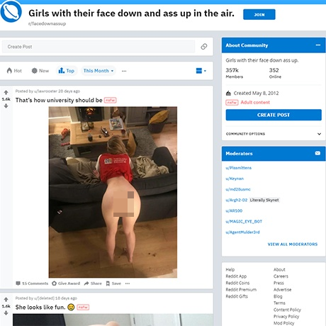 Face Down Ass Up – A Top NSFW Reddit Subreddit for Ass-Up Content Face Down Ass Up – A Top NSFW Reddit Subreddit for Ass-Up Content