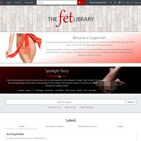 The Fet Library – Fetish-Friendly Erotic Stories & Literature The Fet Library – Fetish-Friendly Erotic Stories & Literature