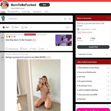 BornToBeFucked – A Subreddit for Sexy Women Who Deserve to Be Fucked BornToBeFucked – A Subreddit for Sexy Women Who Deserve to Be Fucked