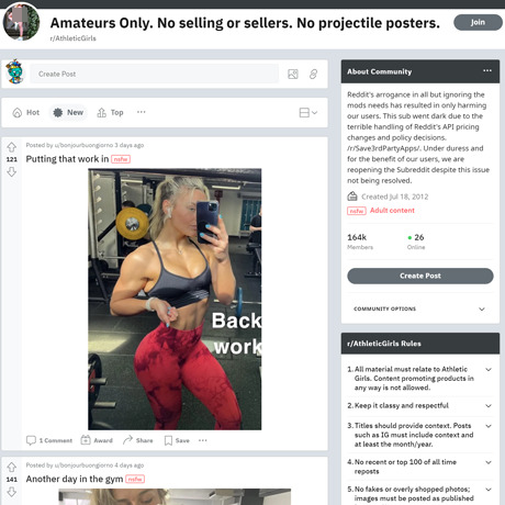 Athletic Girls – Toned Fitness Babes and NSFW Pics on Reddit Athletic Girls – Toned Fitness Babes and NSFW Pics on Reddit