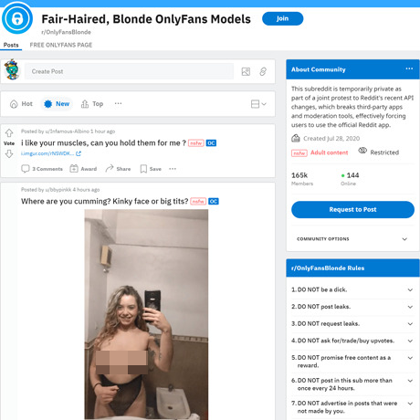 OnlyFans Blonde – NSFW Reddit Community for Blonde Babes OnlyFans Blonde – NSFW Reddit Community for Blonde Babes