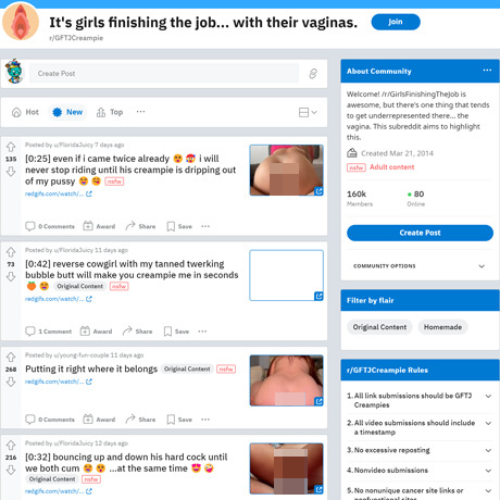 GFTJCreampie – A Raw Creampie Subreddit for Cum-Loving Enthusiasts GFTJCreampie – A Raw Creampie Subreddit for Cum-Loving Enthusiasts