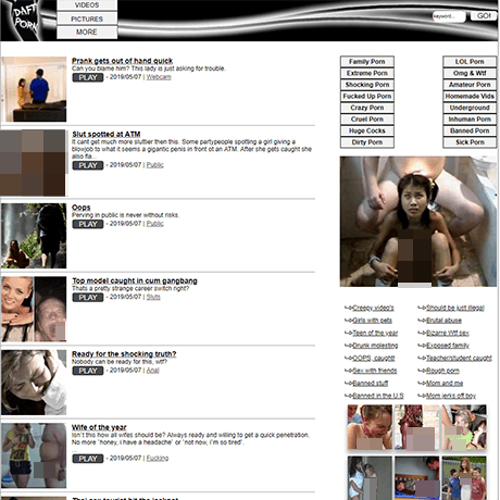 DaftPorn β Explore Extreme and Funny Porn Videos DaftPorn β Explore Extreme and Funny Porn Videos