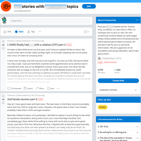 Reddit Taboo Sex Stories – An NSFW Subreddit Collection Reddit Taboo Sex Stories – An NSFW Subreddit Collection
