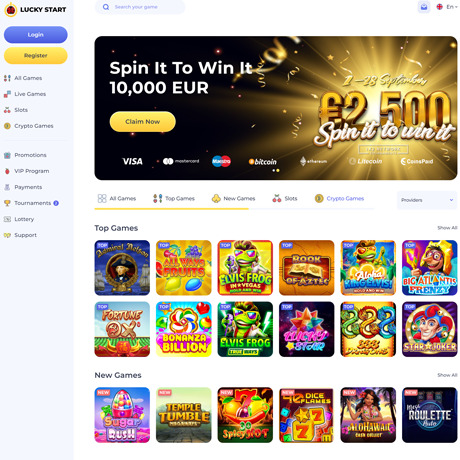 LuckyStart – Online Casino with Slots, Live Games & Crypto LuckyStart – Online Casino with Slots, Live Games & Crypto