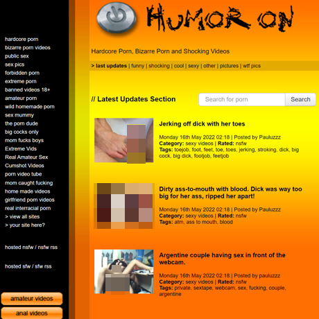 HumorOn β Funny and Bizarre Porn Videos & Similar Sites Like Humoron.com HumorOn β Funny and Bizarre Porn Videos & Similar Sites Like Humoron.com
