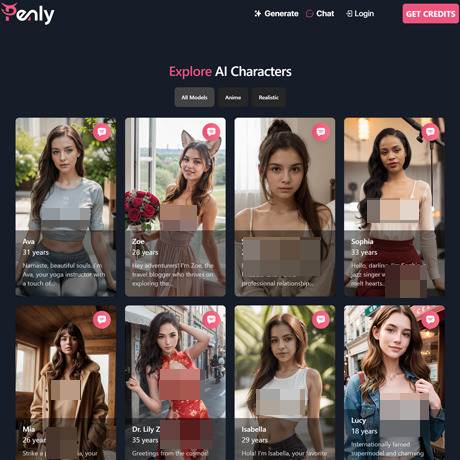 Penly – AI Sex Chat with Realistic and Anime Bot Personalities Penly – AI Sex Chat with Realistic and Anime Bot Personalities