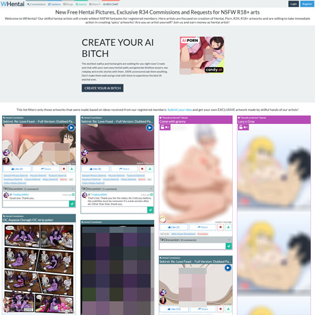 WHentai – Hentai Art Commissions and Community | Adult Site Review WHentai – Hentai Art Commissions and Community | Adult Site Review