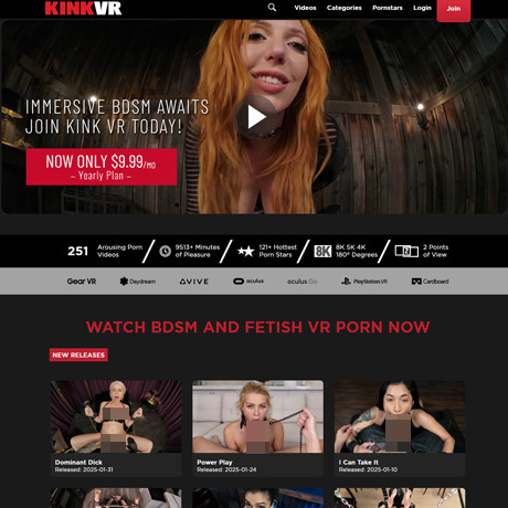 KinkVR – Hardcore BDSM & Fetish VR Porn Site KinkVR – Hardcore BDSM & Fetish VR Porn Site