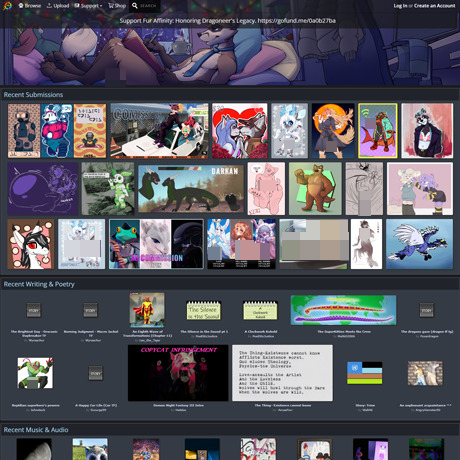 FurAffinity – Huge Collection of Furry Art, Stories & Music FurAffinity – Huge Collection of Furry Art, Stories & Music