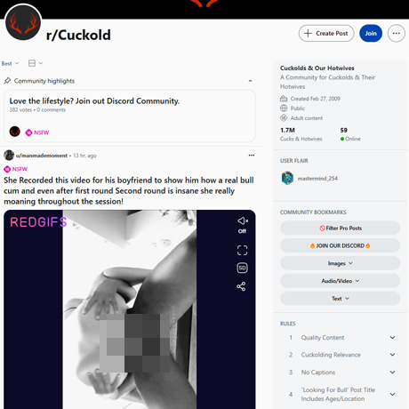 Reddit – Inside the r/Cuckold Subreddit Community Reddit – Inside the r/Cuckold Subreddit Community