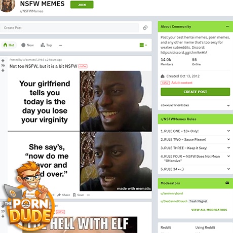 Reddit NSFW Memes β Porn and Hentai Memes Community Review Reddit NSFW Memes β Porn and Hentai Memes Community Review