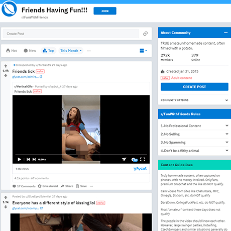 FunWithFriends – Real Amateur Friends Having Sex on Reddit FunWithFriends – Real Amateur Friends Having Sex on Reddit