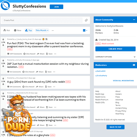 SluttyConfessions – Reddit's NSFW Subreddit for Real Confessions SluttyConfessions – Reddit's NSFW Subreddit for Real Confessions