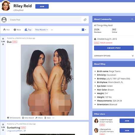 Reddit's r/RileyReid – A Dedicated NSFW Subreddit for Riley Reid Fans Reddit's r/RileyReid – A Dedicated NSFW Subreddit for Riley Reid Fans