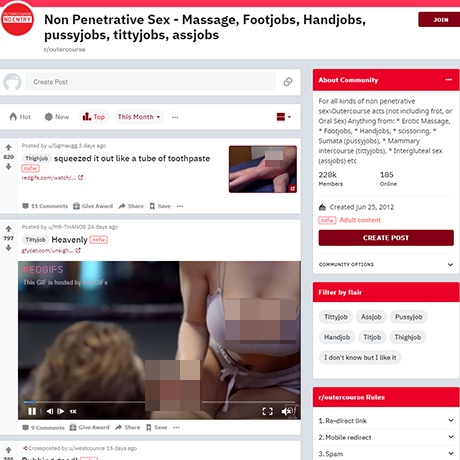 Outercourse – NSFW Reddit Subreddit for Non-Penetration Content Outercourse – NSFW Reddit Subreddit for Non-Penetration Content