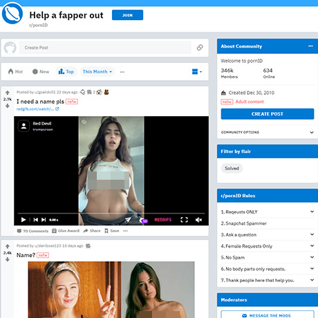 PornID – Identify NSFW Models on Reddit PornID – Identify NSFW Models on Reddit