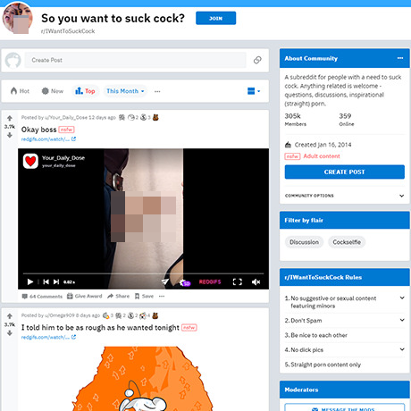 IWantToSuckCock – Amateur Blowjobs & NSFW Reddit Community IWantToSuckCock – Amateur Blowjobs & NSFW Reddit Community