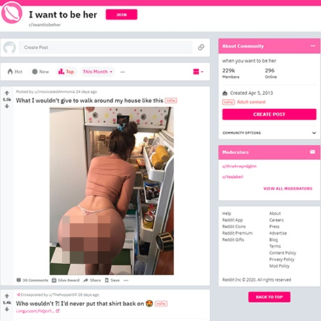 IWantToBeHer Review – A NSFW Subreddit Full of Random Adult Content IWantToBeHer Review – A NSFW Subreddit Full of Random Adult Content