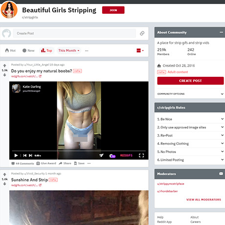 StripGirls – Amateur Striptease Videos on Reddit StripGirls – Amateur Striptease Videos on Reddit