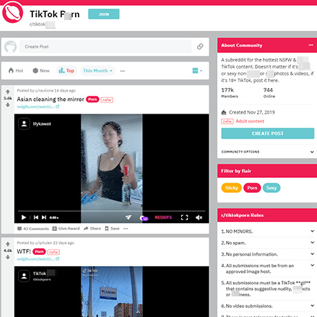 Reddit TikTok Porn – Naughty TikTok Videos & NSFW Subreddits Reddit TikTok Porn – Naughty TikTok Videos & NSFW Subreddits