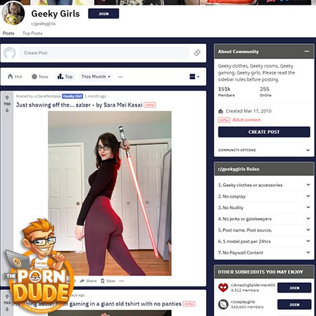 GeekyGirls – A Reddit Subreddit for NSFW Geeky Content GeekyGirls – A Reddit Subreddit for NSFW Geeky Content