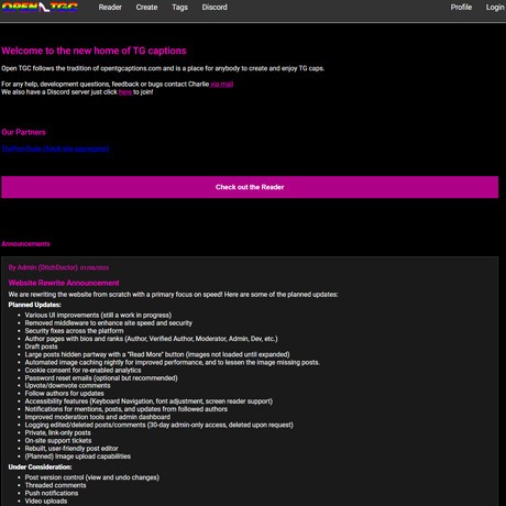 OpenTGC – TG Captions, Stories & Transformation Fetish OpenTGC – TG Captions, Stories & Transformation Fetish