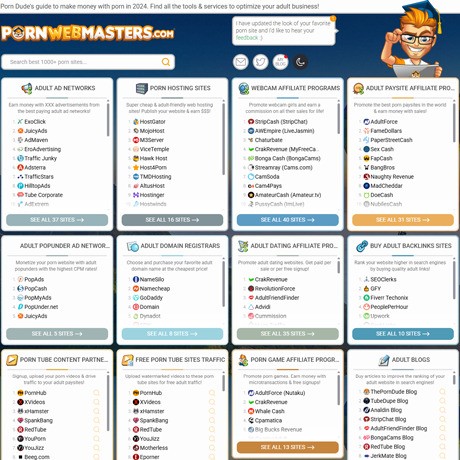 Porn Webmasters – Resources to Make Money with Adult Sites Porn Webmasters – Resources to Make Money with Adult Sites