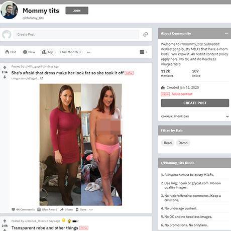 Mommy Tits – A Booming Reddit Community for MILF Lovers Mommy Tits – A Booming Reddit Community for MILF Lovers