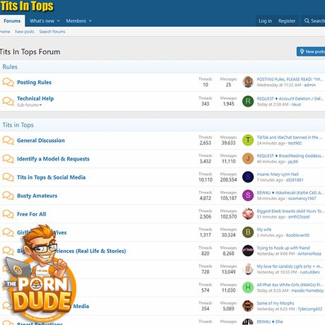 TitsInTops Forum – A Busty Community for Breast Enthusiasts TitsInTops Forum – A Busty Community for Breast Enthusiasts