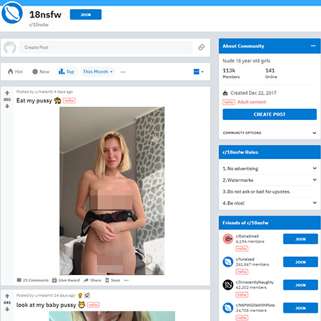 18NSFW – Fresh Amateur NSFW Content from Young Reddit Girls 18NSFW – Fresh Amateur NSFW Content from Young Reddit Girls