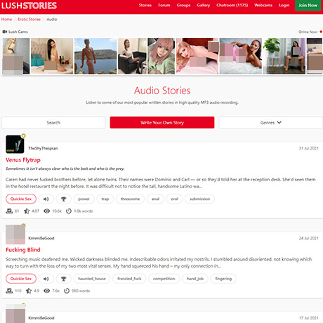 Lush Stories Audio β Free Audio Sex Stories and ASMR Porn Lush Stories Audio β Free Audio Sex Stories and ASMR Porn