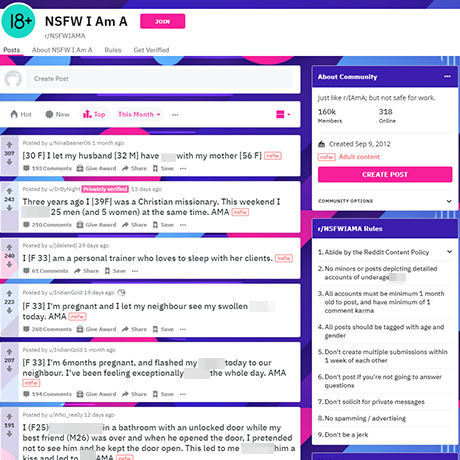 NSFWIAMA – NSFW Ask Me Anything Community on Reddit NSFWIAMA – NSFW Ask Me Anything Community on Reddit