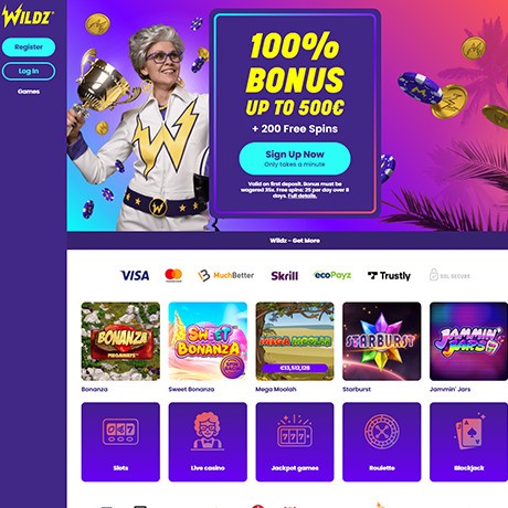 Wildz – Online Casino with 1200+ Games and Live Tables Wildz – Online Casino with 1200+ Games and Live Tables