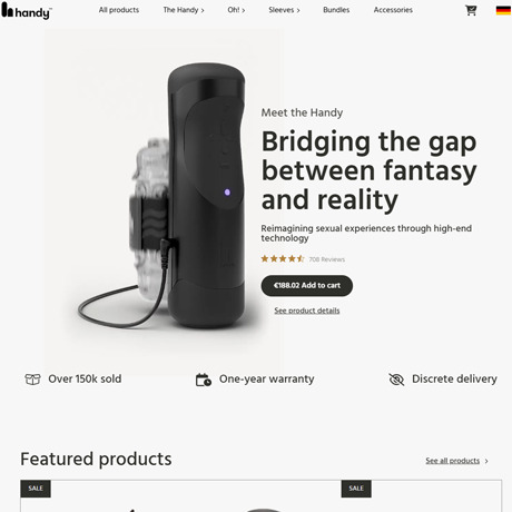 The Handy – High-End Automatic Male Stroker | Sex Toy Review The Handy – High-End Automatic Male Stroker | Sex Toy Review