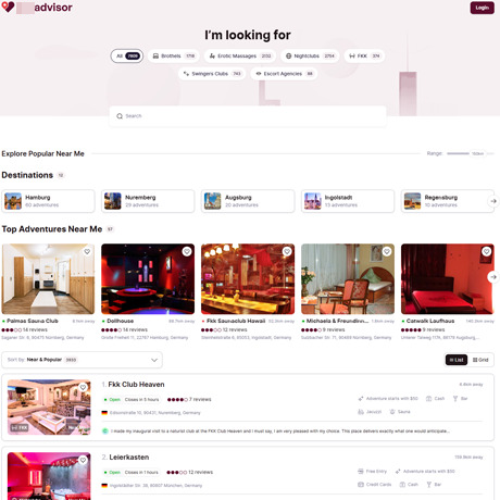 SexAdvisor – Find Brothels, Strip Clubs & Escort Services Nearby SexAdvisor – Find Brothels, Strip Clubs & Escort Services Nearby