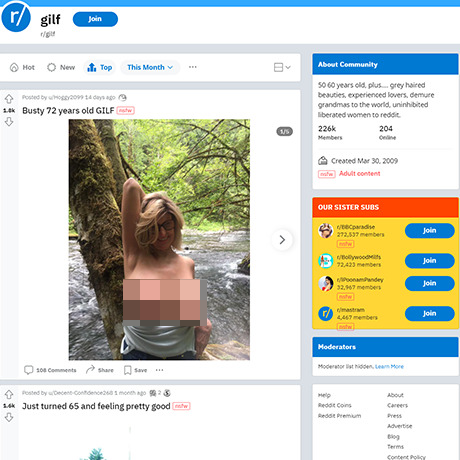 GILF Reddit – Free Granny NSFW Subreddit and Community GILF Reddit – Free Granny NSFW Subreddit and Community
