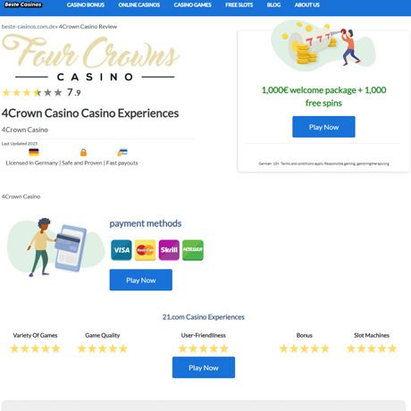 4 Crowns Casino – Online Slots and Table Games 4 Crowns Casino – Online Slots and Table Games