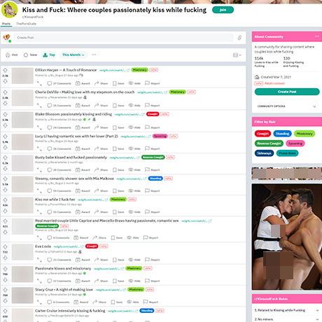 KissAndFuck – Sensual Kissing and Fucking Reddit Community KissAndFuck – Sensual Kissing and Fucking Reddit Community