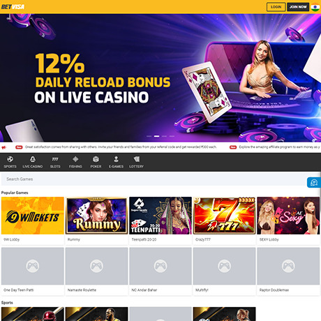 BetVisa – Online Casino with Live Games, Slots & Fishing Action BetVisa – Online Casino with Live Games, Slots & Fishing Action